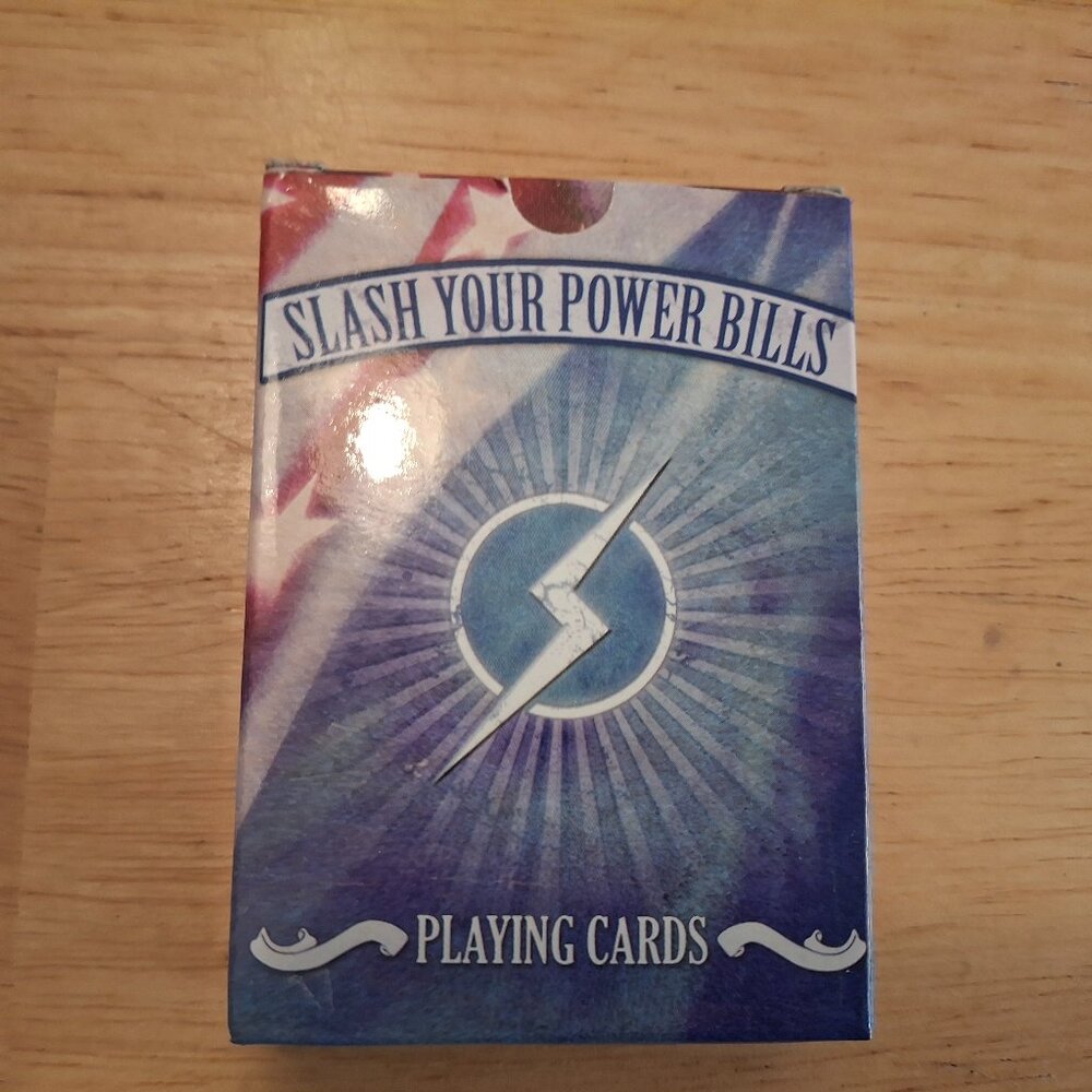 Slash Your Power Bill Power4Patiriots Deck Of Cards